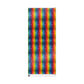 Bespattered Facade Rainbow Brushstrokes Wrapping Paper | Three Sizes | Glossy or Matte