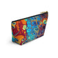 Bespattered Facade Intergalactic Rainbow Accessory Pouch With T-Bottom | 2 Sizes