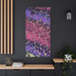 Bespattered Facade Fluid Art Abstract Painting Stretched Matte Canvas Art Prints | Multiple Sizes