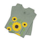 Sunflowers Bella Canvas Unisex Jersey Short Sleeve Tee