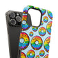 Bespattered Facade Rainbow Sprinkle Donut Impact-Resistant Case