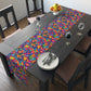 Bespattered Facade Rainbow Hearts Table Runner (2 sizes)
