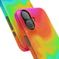 Bespattered Facade Rainbow Heat Map Snap Case