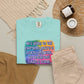 Bespattered Facade "Cause a Scene" Colorful Premium Unisex Comfort Colors Garment Dyed 100% Cotton T-Shirt