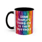 Bespattered Facade All-Seeing Butthole Rainbow Mug | Eight Colors | 11oz or 15oz