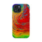 Bespattered Facade Rainbow Vortex Impact-Resistant Case