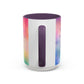 Bespattered Facade Treat Yourself Pastel Rainbow Mug | Three Colors | 11oz or 15oz
