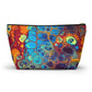 Bespattered Facade Intergalactic Rainbow Accessory Pouch With T-Bottom | 2 Sizes