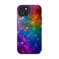 Bespattered Facade Rainbow Universe Impact-Resistant Case