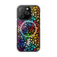 Bespattered Facade Rainbow Paint Splatter Leopard MagSafe Clear Impact Cases