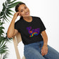 Bespattered Facade Neon "Easy Tiger" Colorful Unisex Softstyle T-Shirt