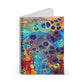 Bespattered Facade Intergalactic Rainbow Spiral Notebook - Lined Pages