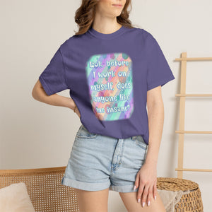 Bespattered Facade "Self Improvement" Colorful Premium Unisex Comfort Colors Garment Dyed 100% Cotton T-Shirt
