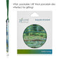 Monet Japanese Footbridge Porcelain Keepsake Ornament – Flat Ceramic, Gift-Ready