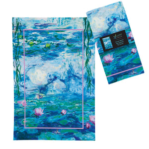 Monet Nympheas Cotton Tea Towel – Flat Weave, Absorbent