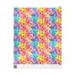 Bespattered Facade Rainbow Watercolor Dots Wrapping Paper | Three Sizes | Glossy or Matte