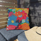 Bespattered Facade Bold Florals UV-Resistant Outdoor Pillows | 4 Sizes