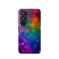 Bespattered Facade Rainbow Universe Impact-Resistant Case