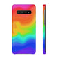 Bespattered Facade Rainbow Heat Map Snap Case