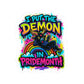 Sticker - 'I Put the Demon in Pride Month' Graffiti Style