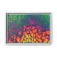 Bespattered Facade Neon Butterfly Framed Canvas Art Print | 3 Frame Colors | Multiple Sizes