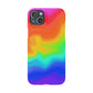 Bespattered Facade Rainbow Heat Map Snap Case