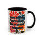 "Come with Me and You'll See..." Rainbow Flowers Mug | Eight Colors | 11oz or 15oz