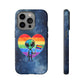 Bespattered Facade Rainbow Extraterrestrial Pride Tough Case