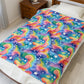 Bespattered Facade Rainbow Skies Velveteen Plush Blanket | 3 Sizes