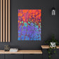 Bespattered Facade Fluid Art Abstract Painting Stretched Matte Canvas Art Prints | Multiple Sizes