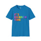 Bespattered Facade It's Rainbow Time Marquee Unisex Softstyle T-Shirt