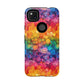 Bespattered Facade Rainbow Ink Circles Tough Case