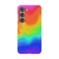 Bespattered Facade Rainbow Heat Map Snap Case