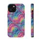 Bespattered Facade Rainbow Nebula Impact-Resistant Case