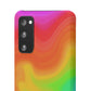 Bespattered Facade Rainbow Heat Map Snap Case