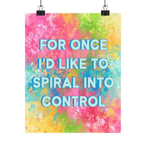 Bespattered Facade "Spiraling" Giclée Archival Matte Paper Prints