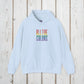Bespattered Facade "All the Colors" Rainbow Block Embroidered Unisex Heavy Blend™ Hooded Sweatshirt