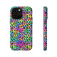 Bespattered Facade Candy Coated Neon Leopard Tough Case