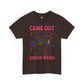 Came Out, Stayed Weird – Neon Gremlin Pride T-Shirt | Gildan Unisex Heavy Cotton Tee | LGBTQ+ Graphic Shirt