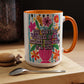 Bespattered Facade Flower Vase Floral Mug | Eight Colors | 11oz or 15oz