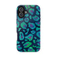 Bespattered Facade Emerald Leopard Impact-Resistant Case