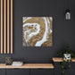 Bespattered Facade Fluid Art Abstract Painting Stretched Matte Canvas Art Prints | Multiple Sizes