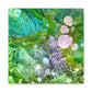 Bespattered Facade Resin Petri Macro Photograph Stretched Matte Canvas Art Prints | Multiple Sizes