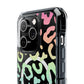 Bespattered Facade Pastel Rainbow Leopard MagSafe Clear Impact Case