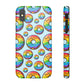 Bespattered Facade Rainbow Sprinkle Donut Snap Case