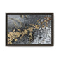 Bespattered Facade You're Golden Framed Canvas Art Print | 3 Frame Colors | Multiple Sizes