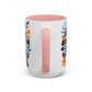 "It's Time for Women to Rule the World" Rainbow Flowers Mug | Eight Colors | 11oz or 15oz