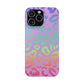 Bespattered Facade Rainbow Leopard Slim Case