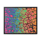Bespattered Facade Neon Goodness Framed Canvas Art Print | 3 Frame Colors | Multiple Sizes