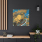 Bespattered Facade Fluid Art Abstract Painting Stretched Matte Canvas Art Prints | Multiple Sizes